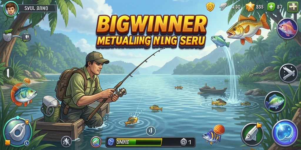 Tangkapan ikan besar dalam game BIGWINNER yang menegangkan.