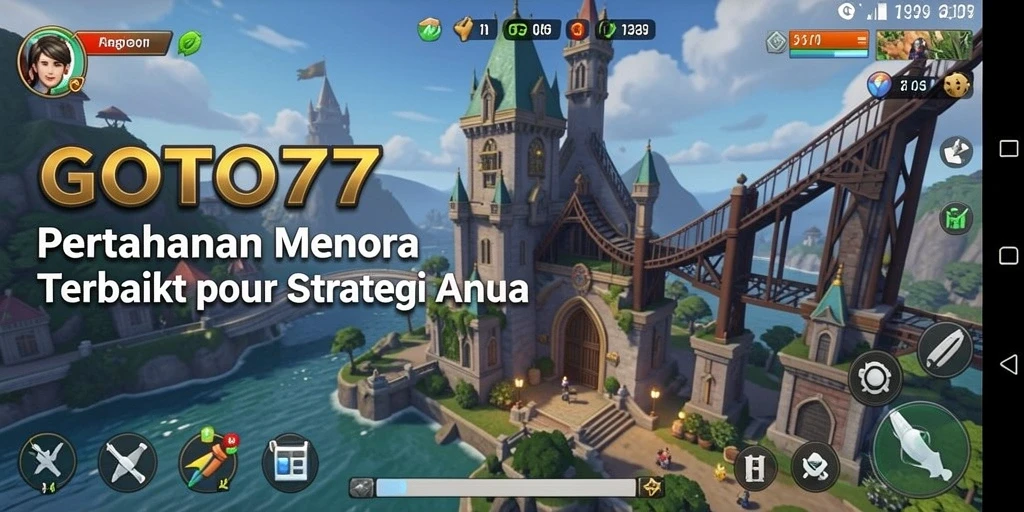 Screenshot GOTO77 menampilkan aksi mendebarkan dalam game Tower Defense.