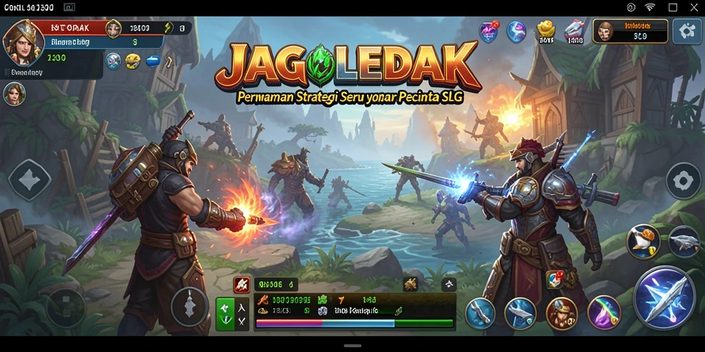 Tampilan gameplay JAGOLEDAK yang menegangkan dan penuh strategi.