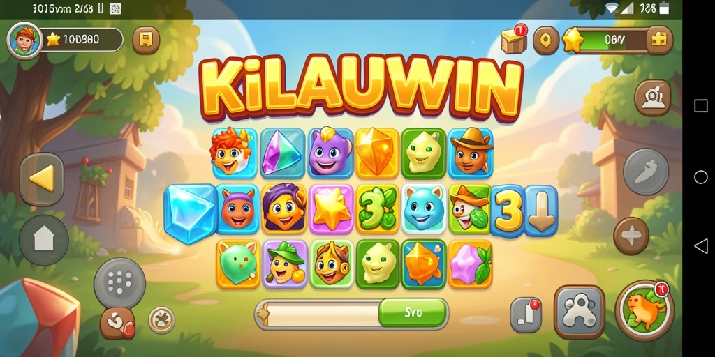 Tampilan gameplay seru dari KILAUWIN yang penuh warna dan tantangan.
