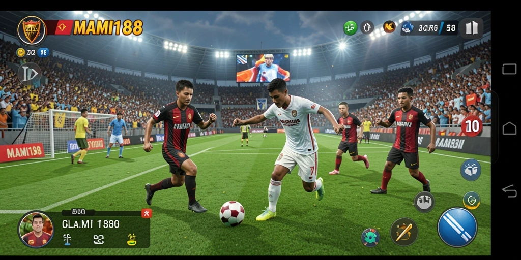 Tampilan seru dari gameplay olahraga di MAMI188.