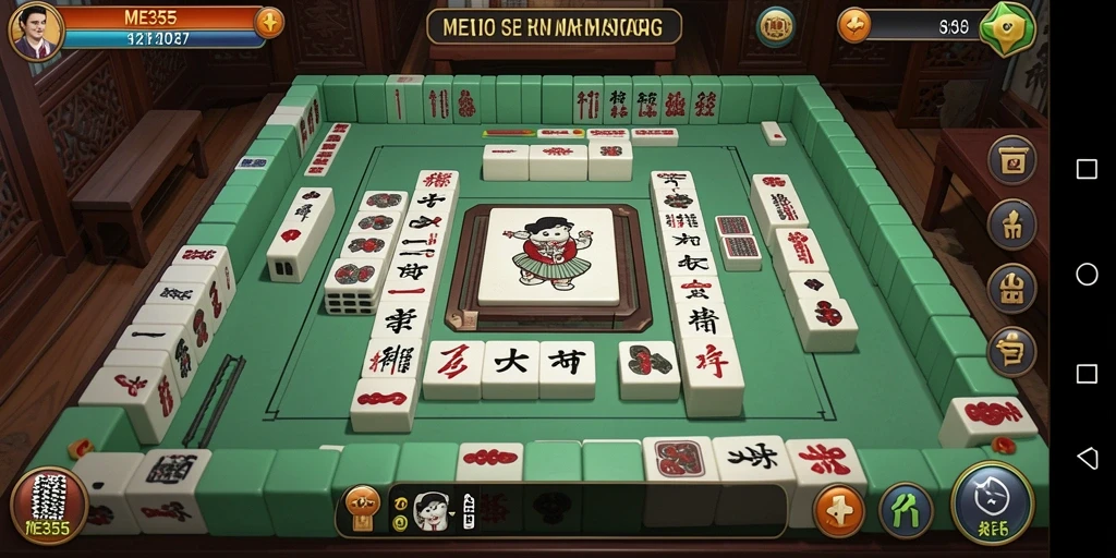 Screenshot ME355 menampilkan gameplay Mahjong yang menantang dan mengasyikkan.