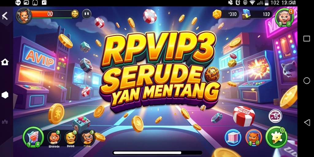 Screenshot RPVIP3 menampilkan momen seru gameplay Arcade.