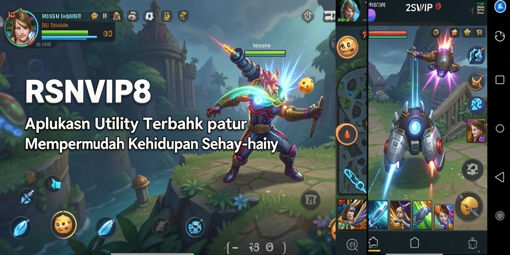 Tampilan antarmuka RSNVIP8 yang sederhana dan fungsional.