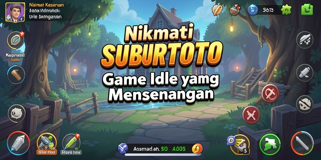 Tampilan gameplay SUBURTOTO dengan elemen Idle yang menarik.