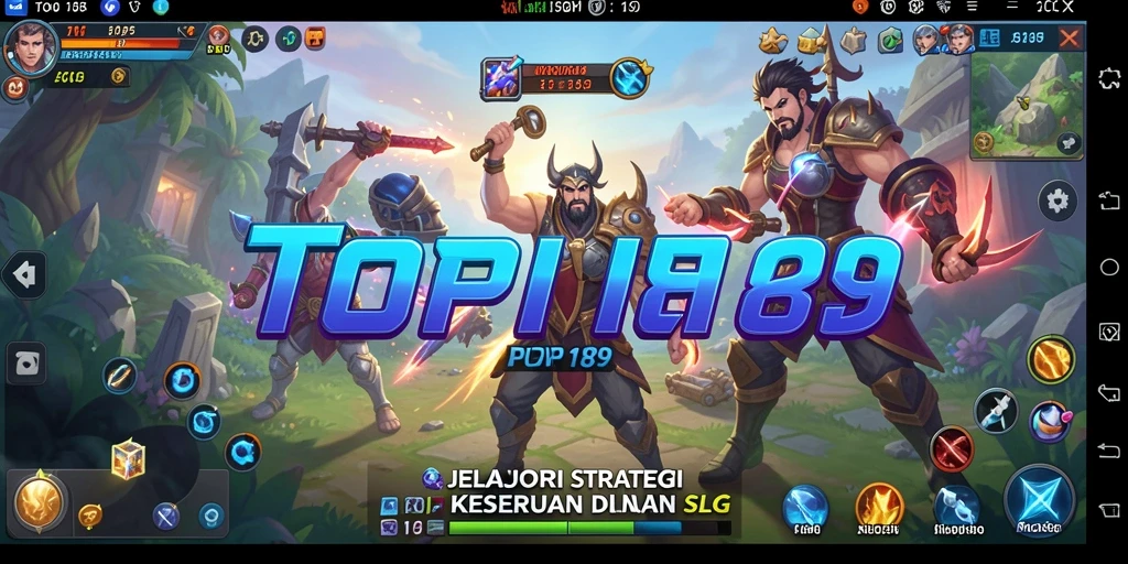 Tampilan dinamis dari gameplay SLG yang menarik di TOPI189.