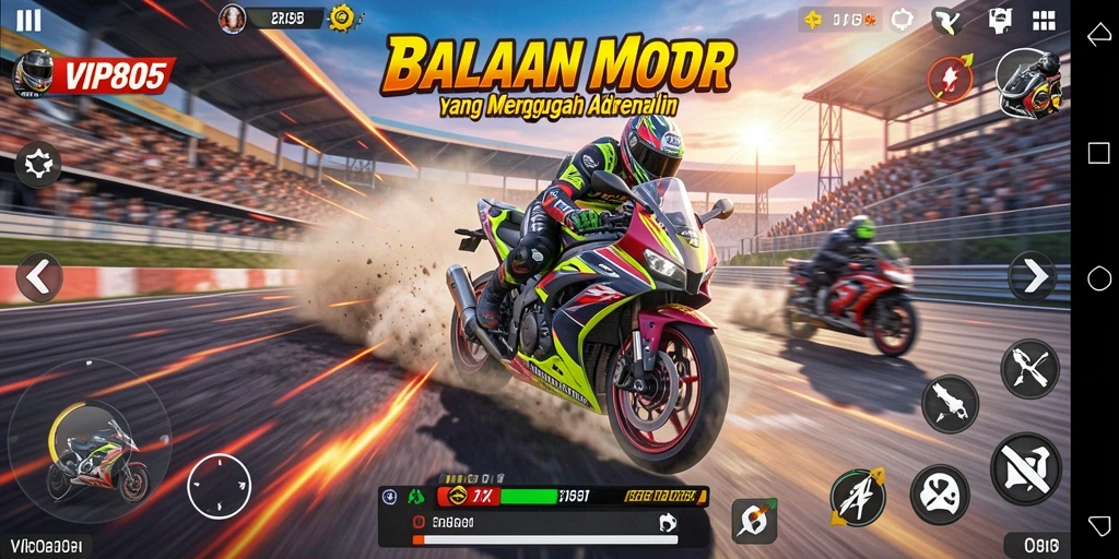 Tampilan gameplay VIP805 yang mendebarkan dan penuh aksi.